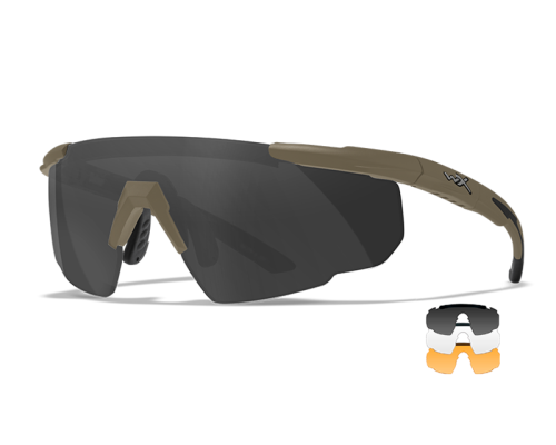 Очки WILEY X SABER ADVANCED - 3 Lenses Grey/Clear/Light Rust
