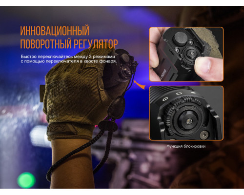 Фонарь ручной Fenix TK35UE 2018 Cree XHP70 HI