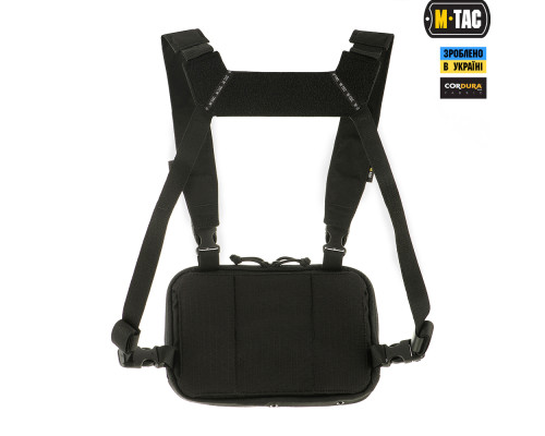 Нагрудная сумка M-TAC CHEST RIG ELITE BLACK