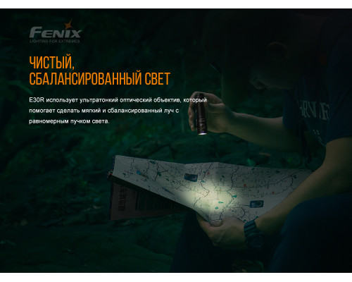 Фонарь ручной Fenix E30R Cree XP-L HI LED