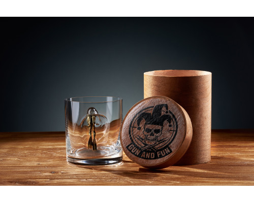 СТАКАН ДЛЯ ВИСКИ С ФИГУРКОЙ ДАЙВЕРА