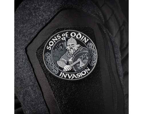 M-TAC НАШИВКА SONS OF ODIN 3D ПВХ ЧЕРНЫЙСЕРЫЙ
