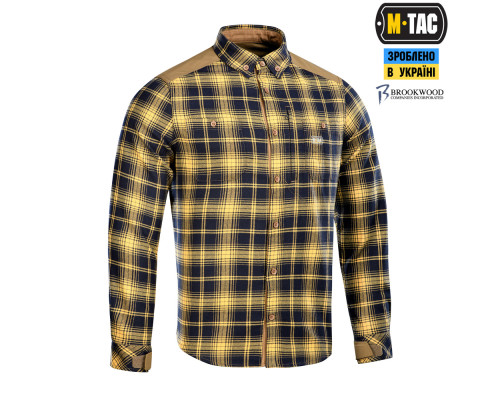 M-TAC РУБАШКА REDNECK SHIRT NAVY BLUE/YELLOW