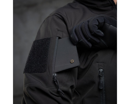 M-TAC КУРТКА SOFT SHELL POLICE BLACK