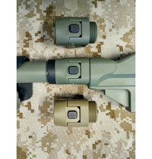 Складной адаптер приклада для винтовочных лож CRC 9U038 Cerakote Coated Coyote Tan, Armor Black, Forest Green