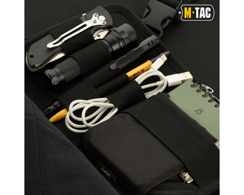 Нагрудная сумка M-TAC CHEST RIG ELITE BLACK