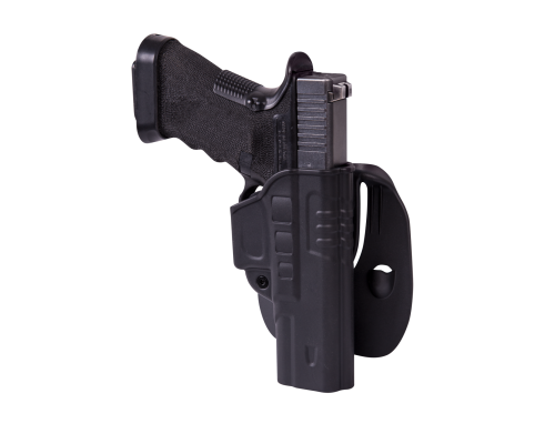 Кобура Fast Draw Holster for Glock 17 with Paddle - Military Grade Polymer - Black