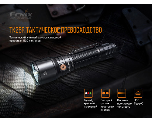 Фонарь ручной Fenix TK26R