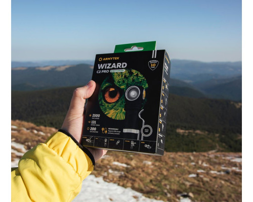 Фонарь ARMYTEK WIZARD C2 PRO MAGNET USB