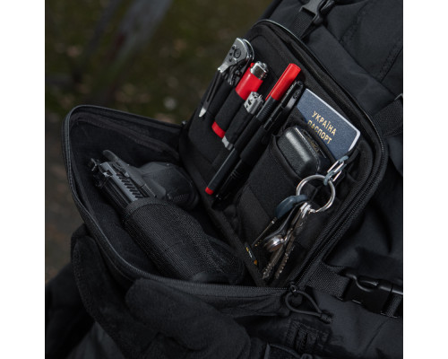 Нагрудная сумка M-TAC CHEST RIG ELITE BLACK