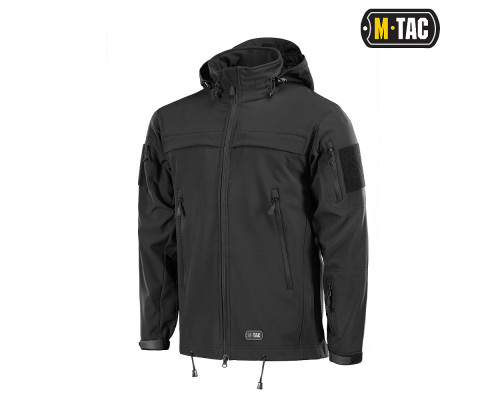 M-TAC КУРТКА SOFT SHELL POLICE BLACK