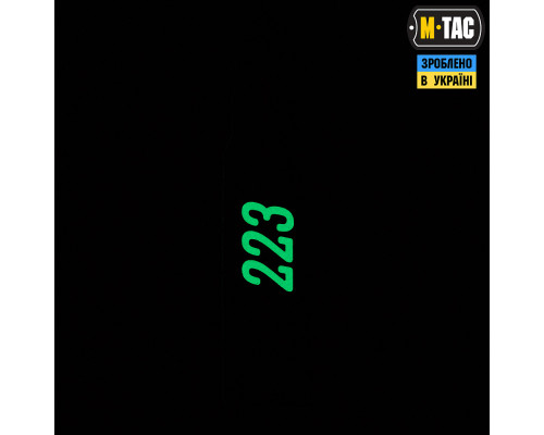 M-TAC НАШИВКА .223 AMMO BLACK/GID