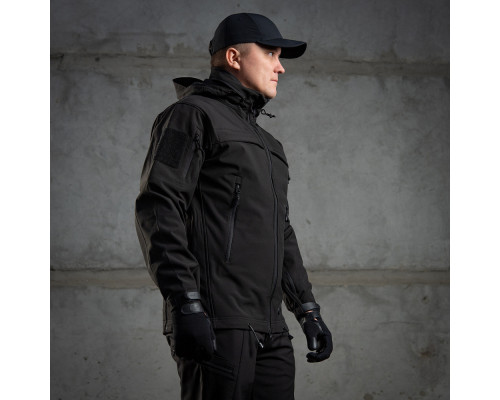 M-TAC КУРТКА SOFT SHELL POLICE BLACK