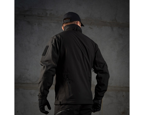 M-TAC КУРТКА SOFT SHELL POLICE BLACK