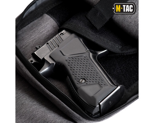 M-TAC СУМКА-КОБУРА НАПЛЕЧНАЯ MELANGE GREY
