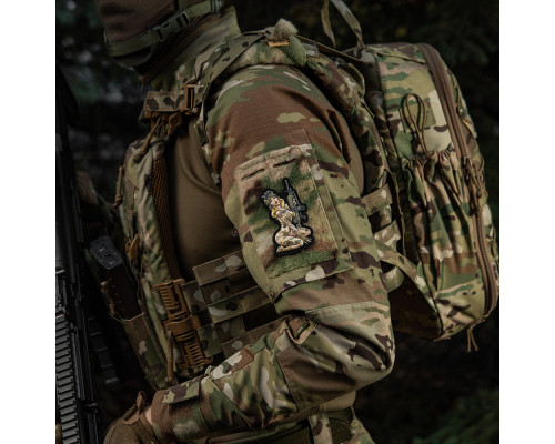 M-TAC НАШИВКА TACTICAL GIRL №5 PVC HOOLIGAN