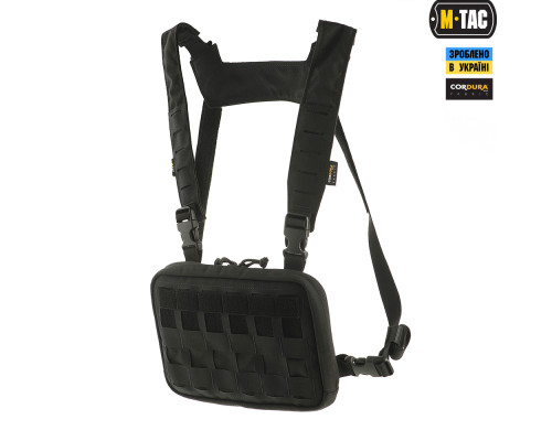Нагрудная сумка M-TAC CHEST RIG ELITE BLACK
