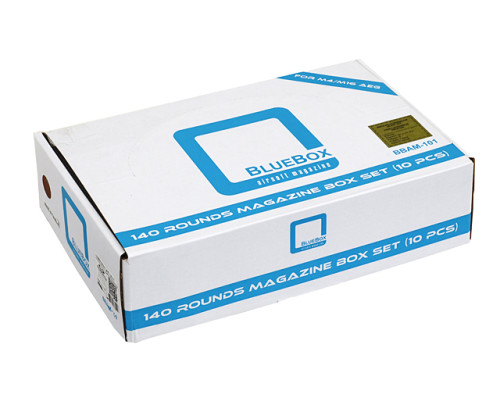 Комплект магазинов Set of 10 Mid-Cap 140 BB Magazines for M4/M16 Replicas - Tan