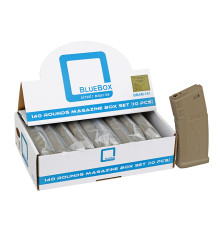 Комплект магазинов Set of 10 Mid-Cap 140 BB Magazines for M4/M16 Replicas - Tan