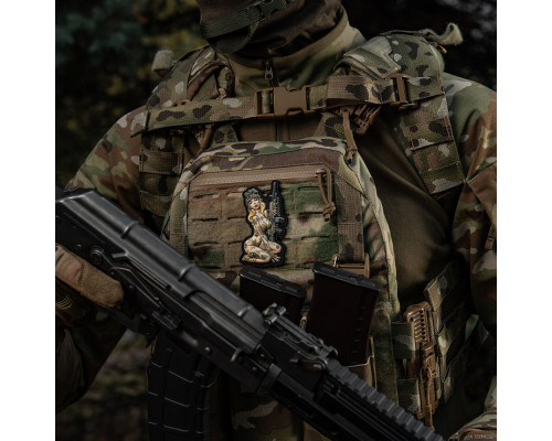 M-TAC НАШИВКА TACTICAL GIRL №5 PVC HOOLIGAN
