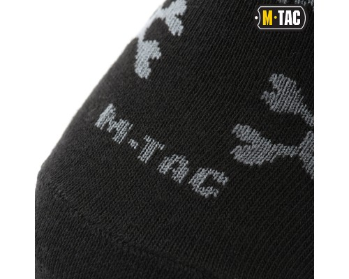 M-TAC НОСКИ ЛЕТНИЕ ЛЕГКИЕ PIRATE SKULL BLACK