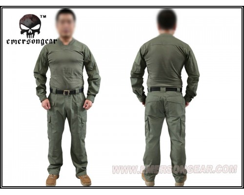 Тактическая рубашка EmersonGear Arc Style LEAF Talos LT Halfshell Olive