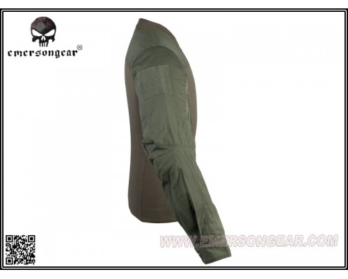 Тактическая рубашка EmersonGear Arc Style LEAF Talos LT Halfshell Olive