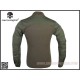Тактическая рубашка EmersonGear Arc Style LEAF Talos LT Halfshell Olive