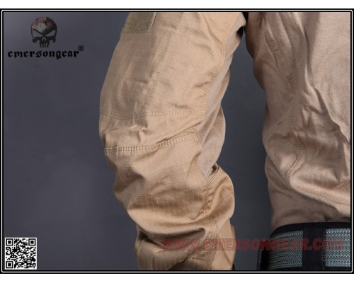 Тактическая рубашка EmersonGear Arc Style LEAF Talos LT Halfshell Coyote Brown