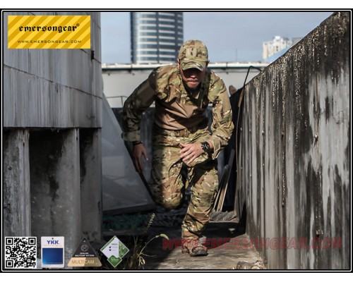 Футболка EMERSON Skin Tight Base Layer Camo Running V Shirts Multicam