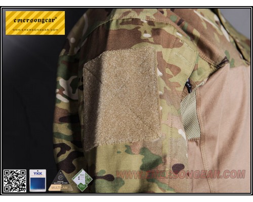 Футболка EMERSON Skin Tight Base Layer Camo Running V Shirts Multicam