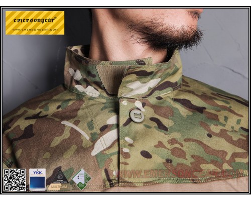 Футболка EMERSON Skin Tight Base Layer Camo Running V Shirts Multicam