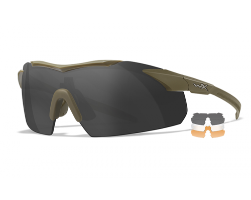Очки WILEY X VAPOR COMM 2.5mm - 3 Lens Grey/Clear/Light Rust