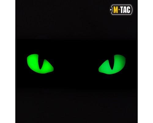 M-TAC НАШИВКА CAT EYES 3D ПВХ BLACK