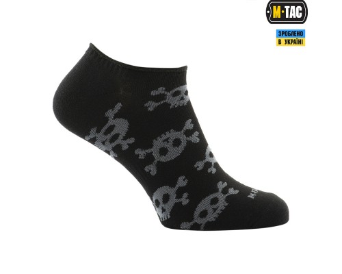 M-TAC НОСКИ ЛЕТНИЕ ЛЕГКИЕ PIRATE SKULL BLACK