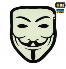 M-TAC НАШИВКА ANONYMOUS BLACK/GID