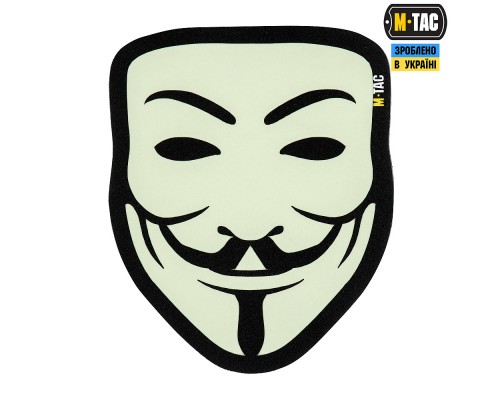 M-TAC НАШИВКА ANONYMOUS BLACK/GID