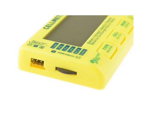 Тестер Electro River Universal Battery Tester yellow