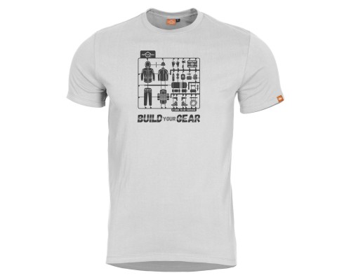 Футболка AGERON BUILD YOUR GEAR White