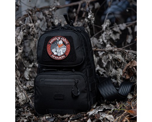 M-TAC НАШИВКА SONS OF ODIN 3D ПВХ ЧЕРНЫЙКРАСНЫЙ