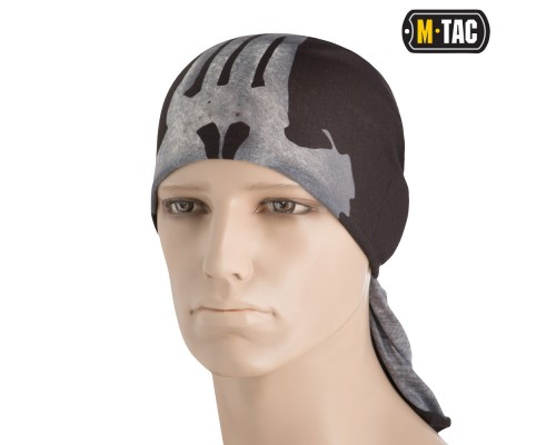 M-TAC ШАРФ-ТРУБА ОБЛЕГЧЕННЫЙ PUNISHER BLACK