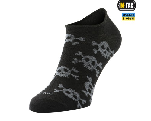 M-TAC НОСКИ ЛЕТНИЕ ЛЕГКИЕ PIRATE SKULL BLACK