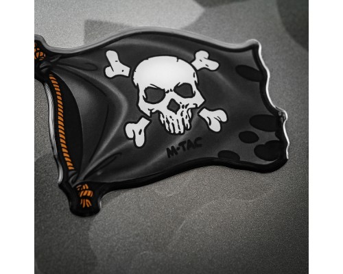 M-TAC НАКЛЕЙКА ВЕСЕЛИЙ РОДЖЕР BLACK