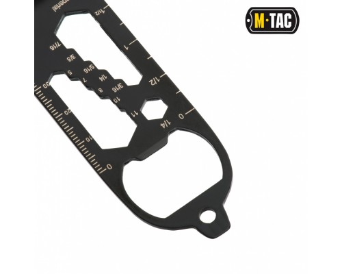 M-TAC МУЛЬТИТУЛСТОЛОВЫЙ ПРИБОР С КАРАБИНОМ ЧЕРНЫЙ
