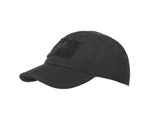 Бейсболка Baseball FOLDING Cap® - PolyCotton Ripstop - Black