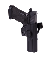 Кобура Release Button Holster for Glock 17 with Molle Attachment - Military Grade Polymer - Black