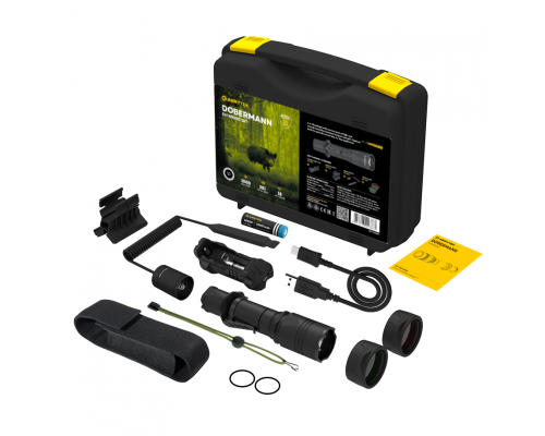 Фонарь Armytek Dobermann Hunting Kit White Light