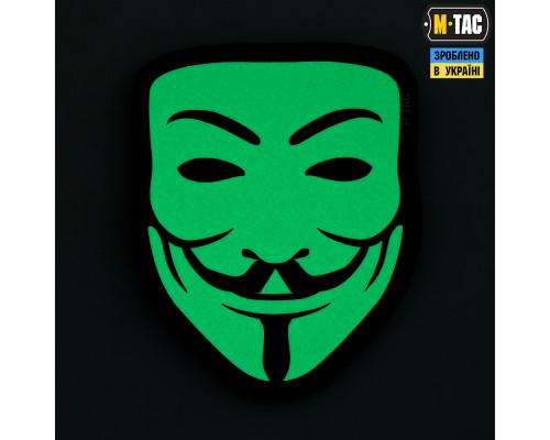 M-TAC НАШИВКА ANONYMOUS BLACK/GID