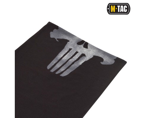 M-TAC ШАРФ-ТРУБА ОБЛЕГЧЕННЫЙ PUNISHER BLACK
