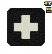 M-TAC НАШИВКА MEDIC CROSS LASER CUT BLACKСВЕТОНАКОПИТЕЛЬ